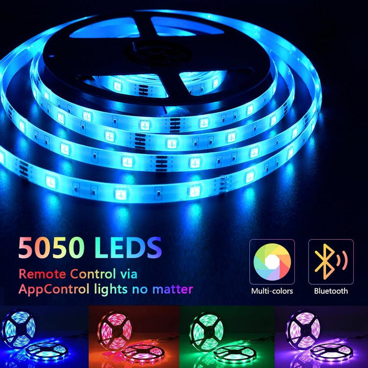 شريط إضاءة بألوان متعدده 10 متر LED 5050 شريط مرن - متجر بيوتي سنتر
