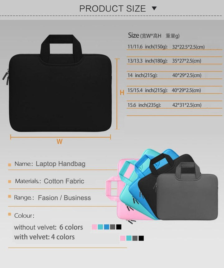 حقيبة كمبيوتر محمول نسائية ، 11 ، 12 ، 14 ، 15 ، 15.6 بوصة - متجر بيوتي سنتر