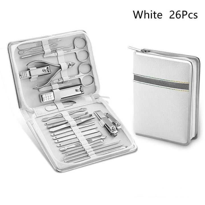 11-26 قطعة مجموعة تشذيب الأظافر من الفولاذ المقاوم للصدأ أدوات للعناية الشخصية - متجر بيوتي سنتر