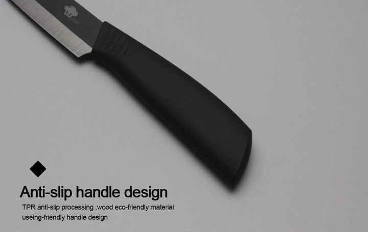 طقم سكاكين من السيراميك من 5 قطع مع حامل 002-stand - متجر بيوتي سنتر