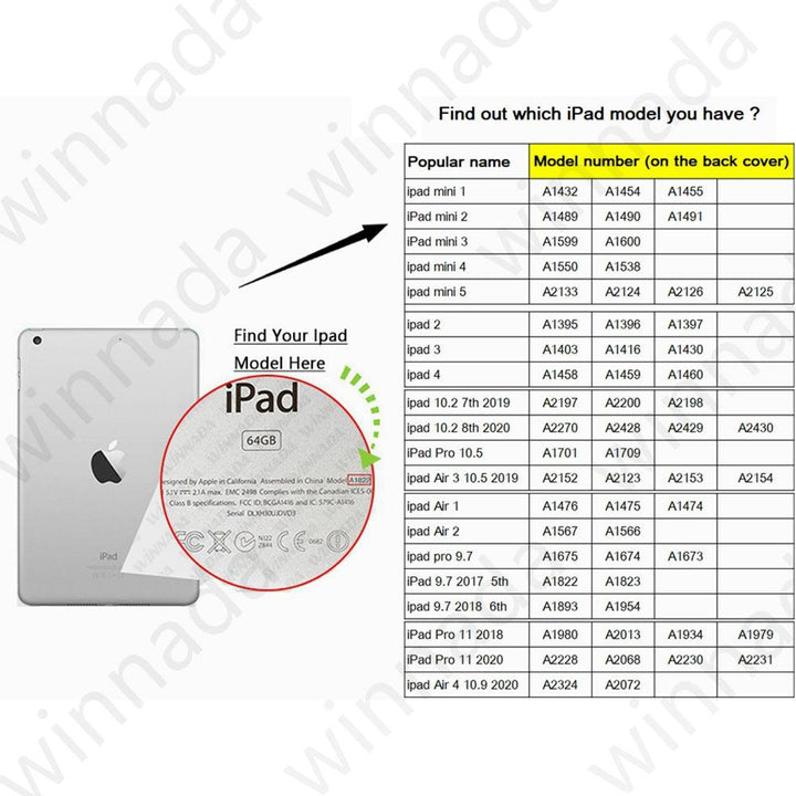 غلاف أيباد 9.7 بوصة حامي صدمات 6th  5th  A1893 A1822 بألوان وخيارات متنوعة - متجر بيوتي سنتر