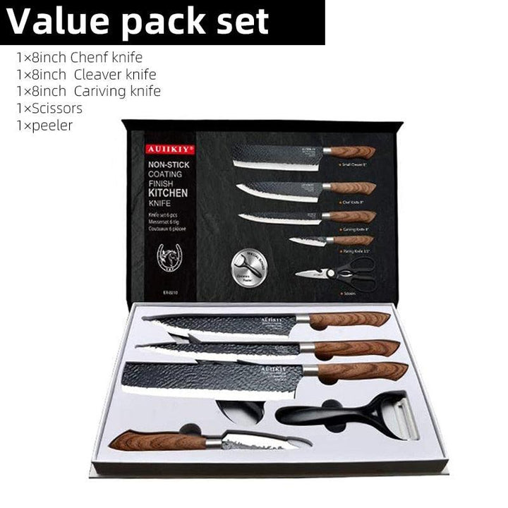 مجموعة سكاكين الشيف من الفولاذ المقاوم للصدأ سكين التقشير هدية - متجر بيوتي سنتر