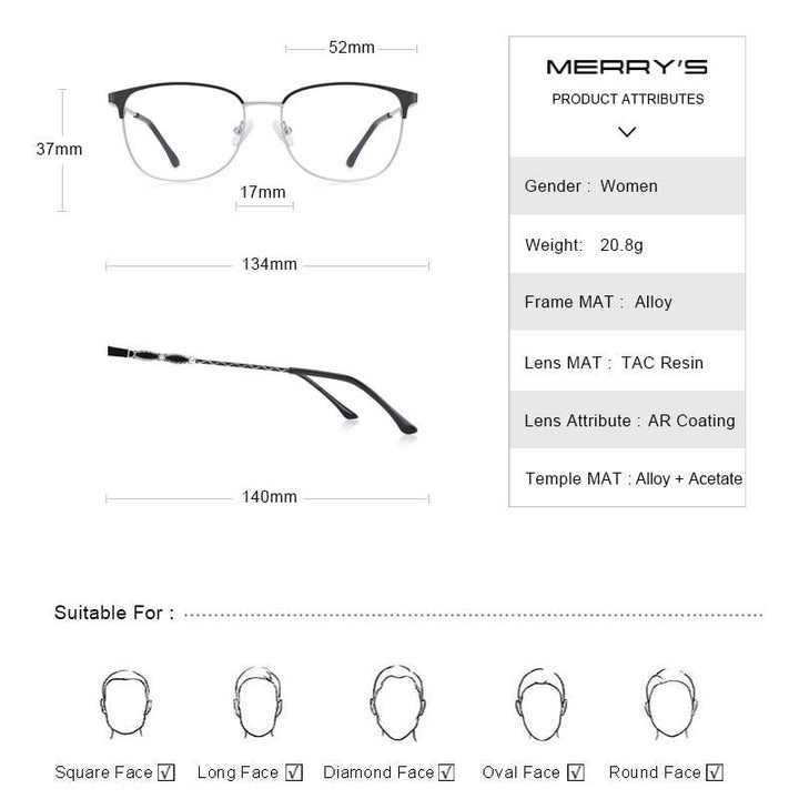 نظارات للقراءة أنيقة للنساء مضادة للانعكاس - متجر بيوتي سنتر