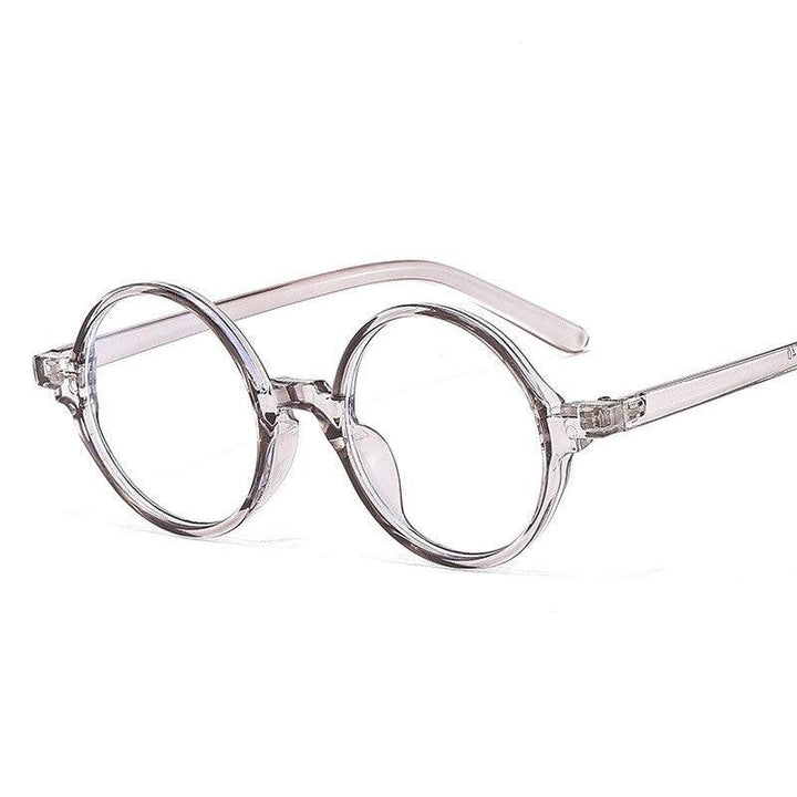 نظارات دائرية الشكل عدسات شفافة - متجر بيوتي سنتر