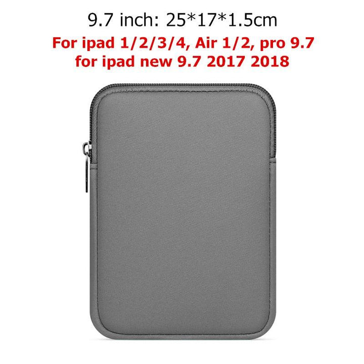 حافظة لجهاز Kindle iPad mini 1/2/3/4 Air 1/2 Pro 9.7 ، حافظة ناعمة مع بطانة عالمية لجهاز iPad 2017/2018 الجديد - متجر بيوتي سنتر