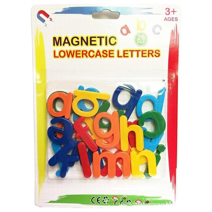 26 قطعة مغناطيسية لتعلم الأحرف والارقام , ملصقات للاطفال - متجر بيوتي سنتر