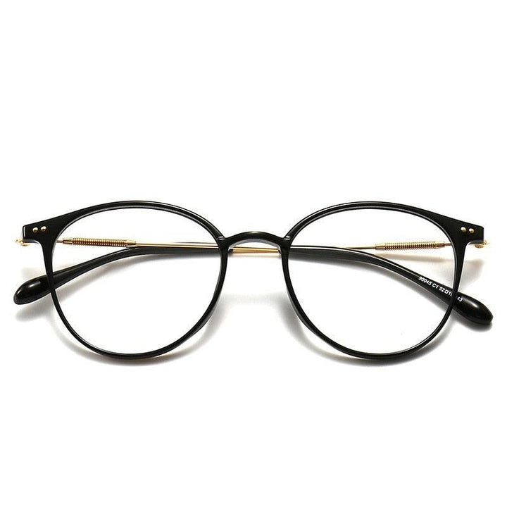 نظارات مضلع دائرية للجنسين بإطار معدني لقصر النظر - متجر بيوتي سنتر