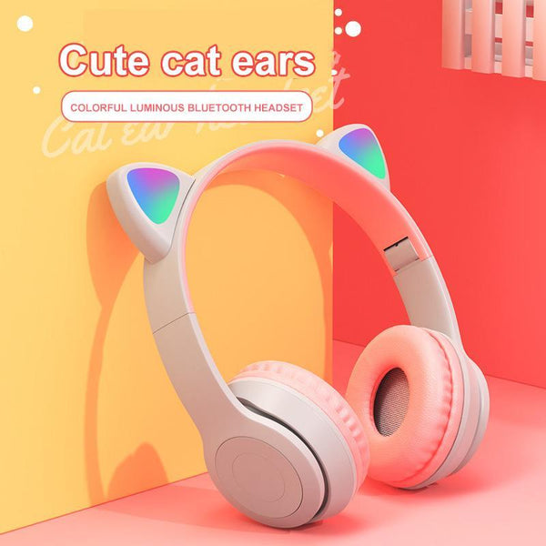 سماعات رأس القط اللطيف لاسلكية بخاصية البلوتوث - متجر بيوتي سنتر