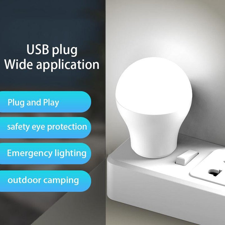 اضاءة ليلية USB التوصيل ضوء صغير مستدير - متجر بيوتي سنتر