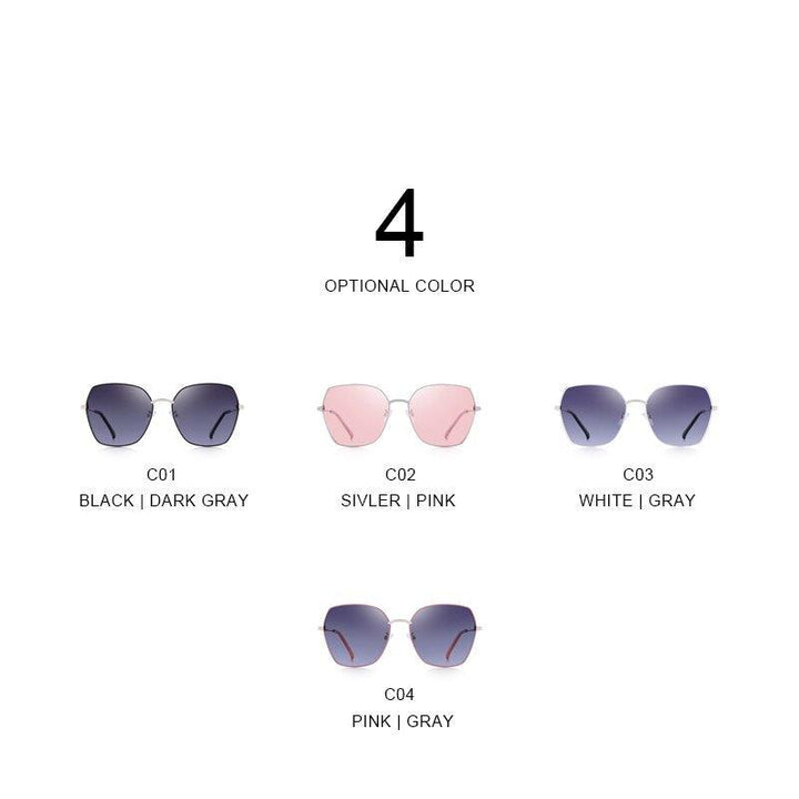 نظارات شمسية فاخرة للسيدات بتصميم عدسات UV400,المضادة للانعكاس,مستقطب,Gradient - متجر بيوتي سنتر