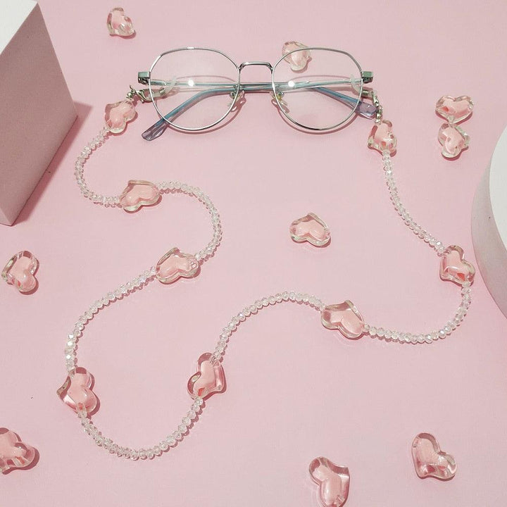 سلسلة نظارات مميزة على شكل قلوب - متجر بيوتي سنتر
