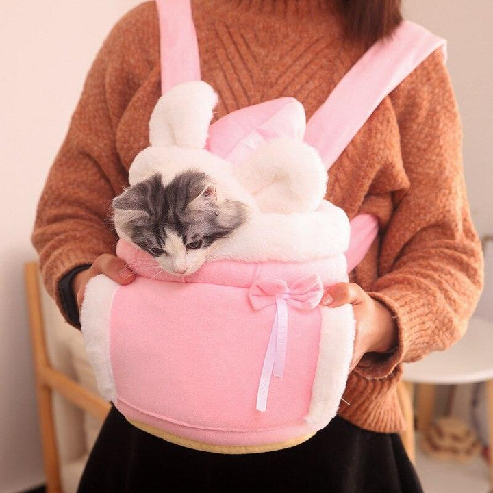 حقيبة لطيفة دافئة لحمل القطط والكلاب - متجر بيوتي سنتر