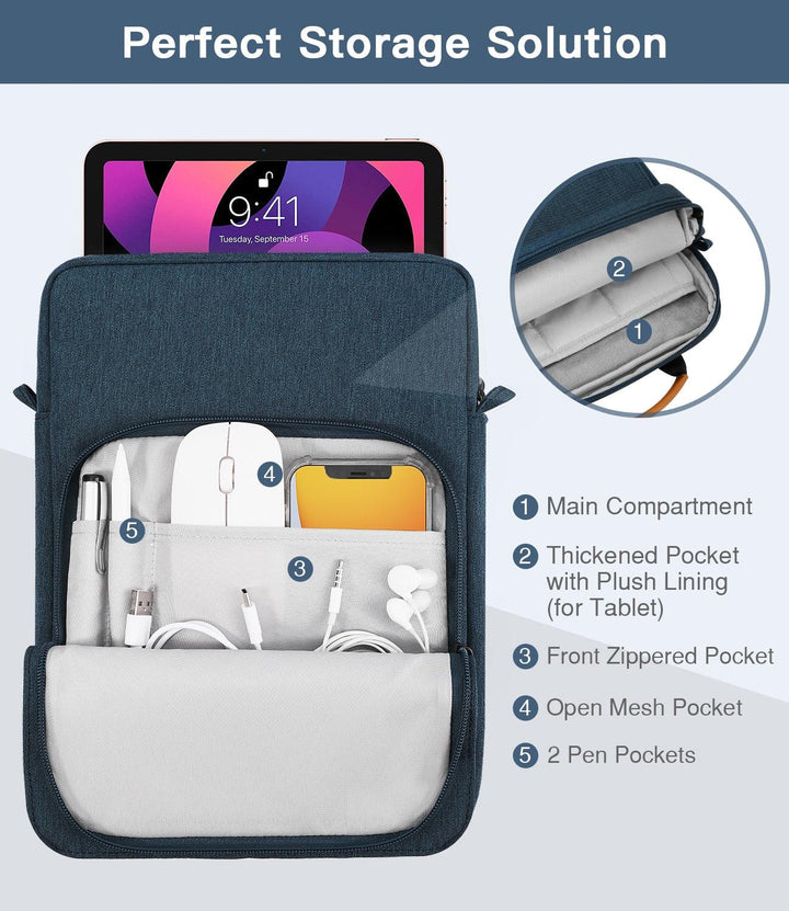حقيبة حمل مع حزام الكتف للجهاز اللوحي - متجر بيوتي سنتر