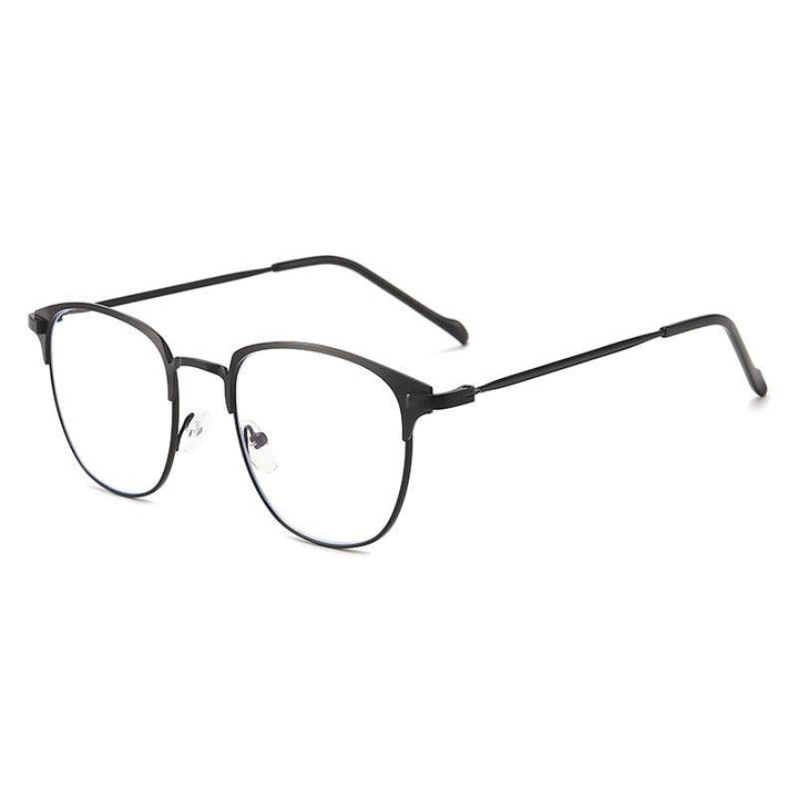 نظارات للرجال و النساء إطار معدني لطيف أسود - متجر بيوتي سنتر