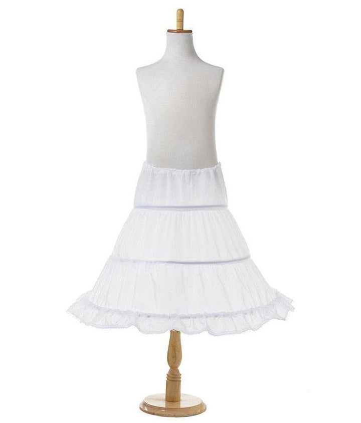 تنورة تول بيضاء للفتيات الصغيرات ، تنورة داخلية للأطفال ، تنورة قماش قطني - متجر بيوتي سنتر