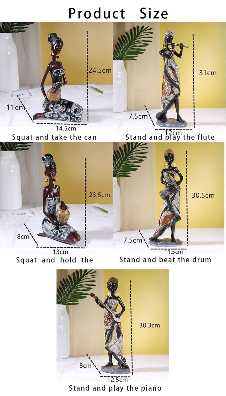 ديكور للمنزل تماثيل افريقية - متجر بيوتي سنتر