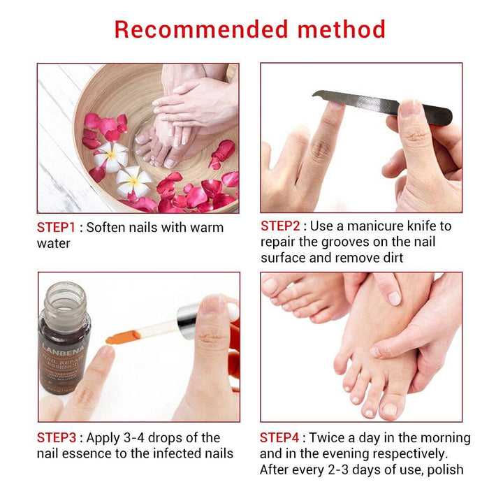 علاج الأظافر إصلاح المصل إزالة الفطريات هلام مكافحة العدوى لأظافر اليد والقدم - متجر بيوتي سنتر