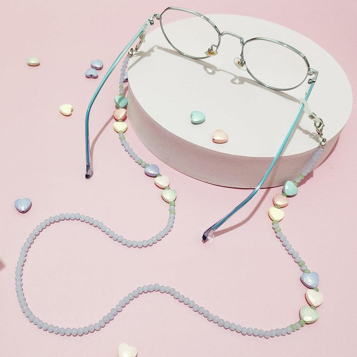 سلسلة نظارات مميزة على شكل قلوب - متجر بيوتي سنتر