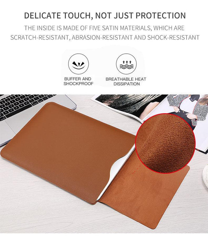 حقيبة كمبيوتر محمول جلد مقاوم للماء - متجر بيوتي سنتر