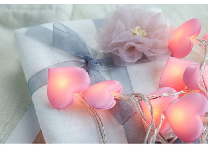 اضاءة الحب القلب سلسلة أضواء وردي ديكور - متجر بيوتي سنتر