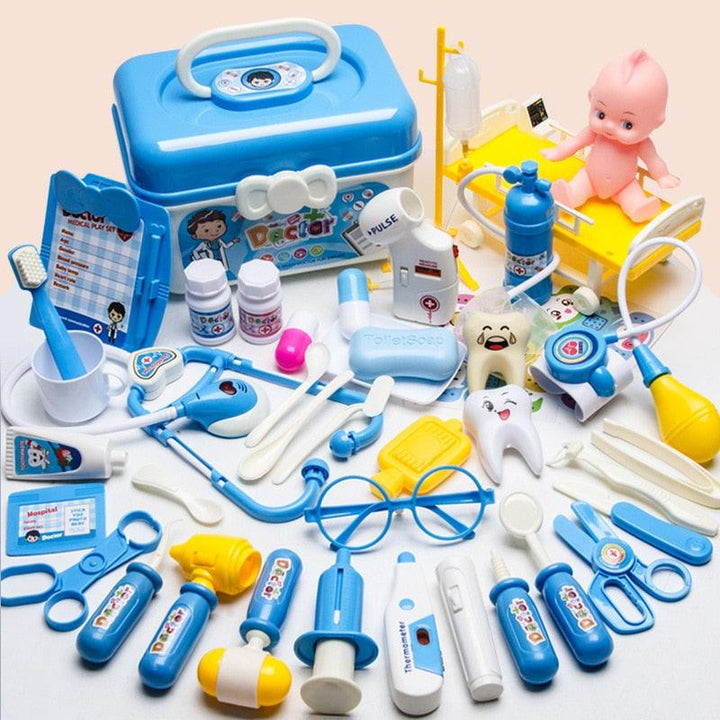 حقيبة العاب للأطفال به ادوات الطبيب من البلاستيك - متجر بيوتي سنتر